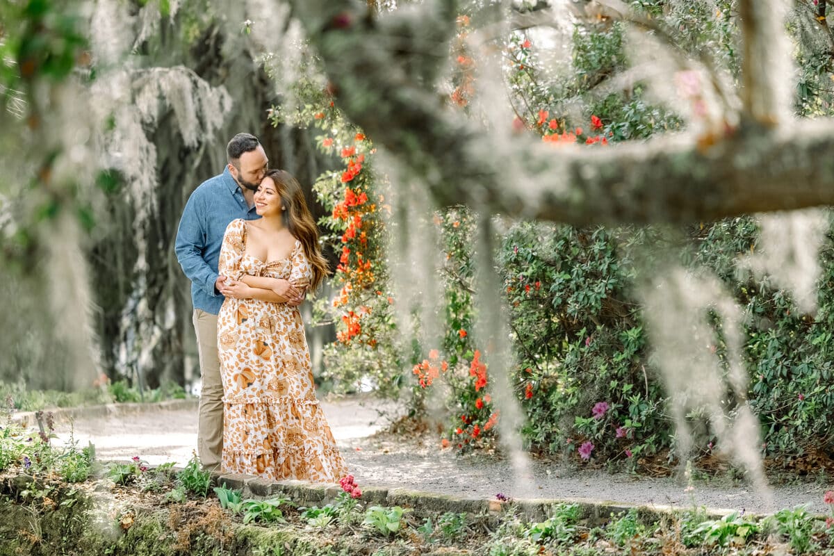 spanish moss proposal photo