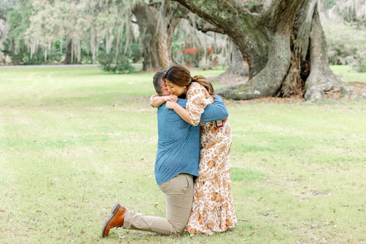 spring proposal magnolia gardens