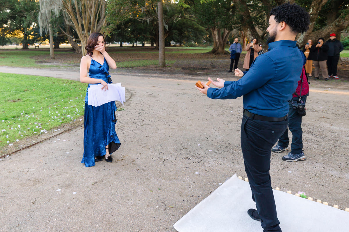 hampton park gazebo proposal reaction