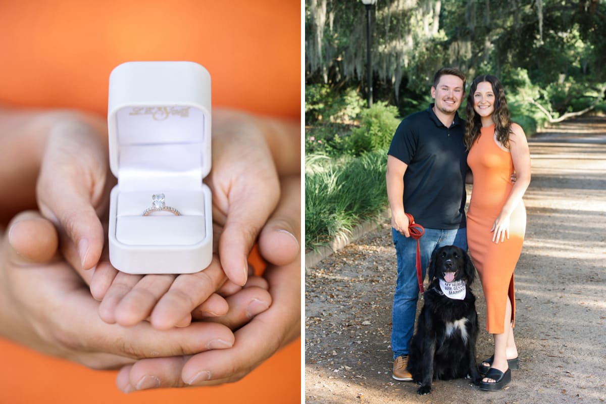 hunter katelyn hampton park engagement ring