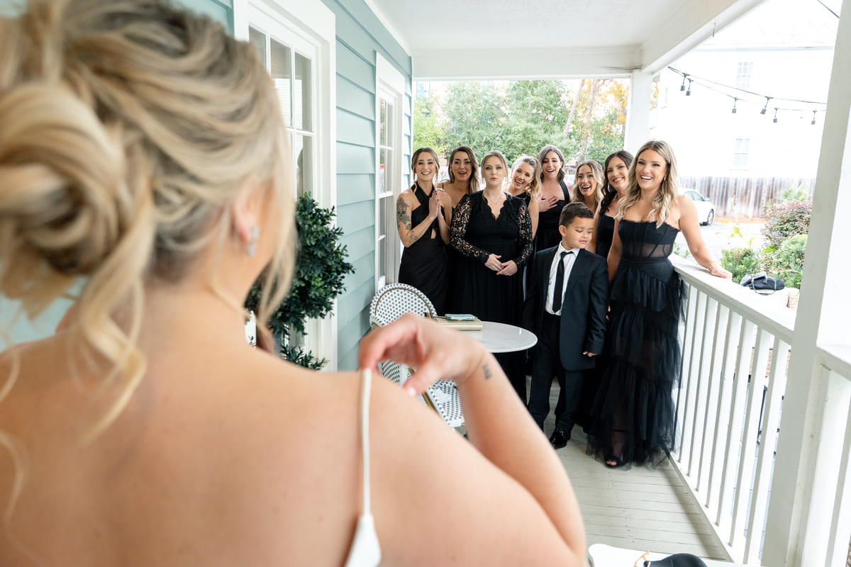 bridesmaids charleston wedding creek club