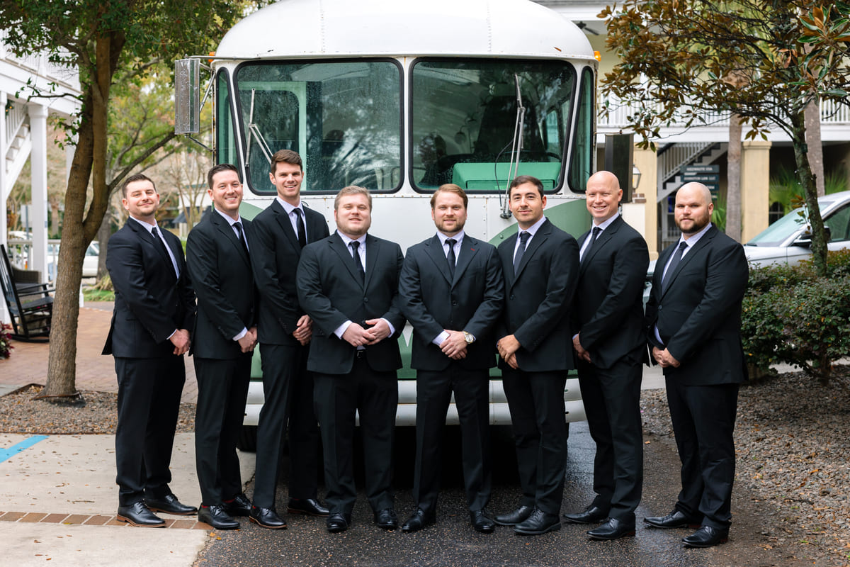 groomsmen charleston wedding creek club at ion