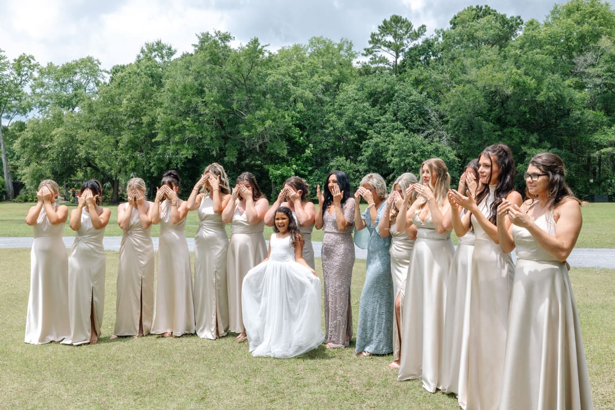 swing under trees hart meadows charleston wedding