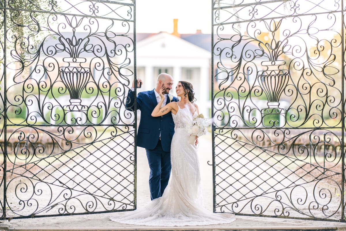 ceremony closeup wedding boone hall charleston photography