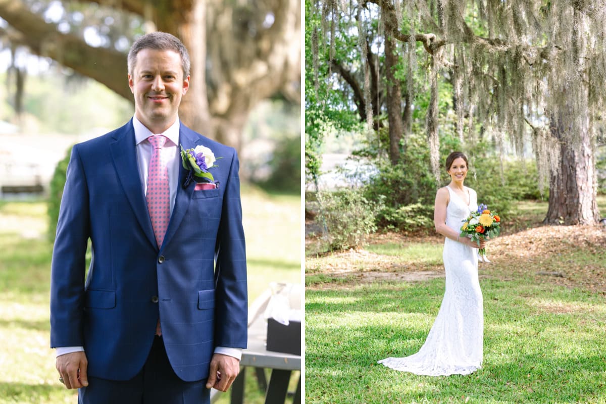 charleston elopement photography marsh backdrop