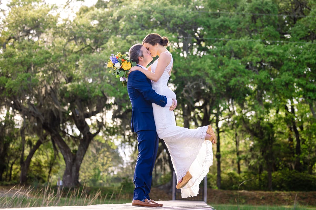 charleston golden hour elopement photography