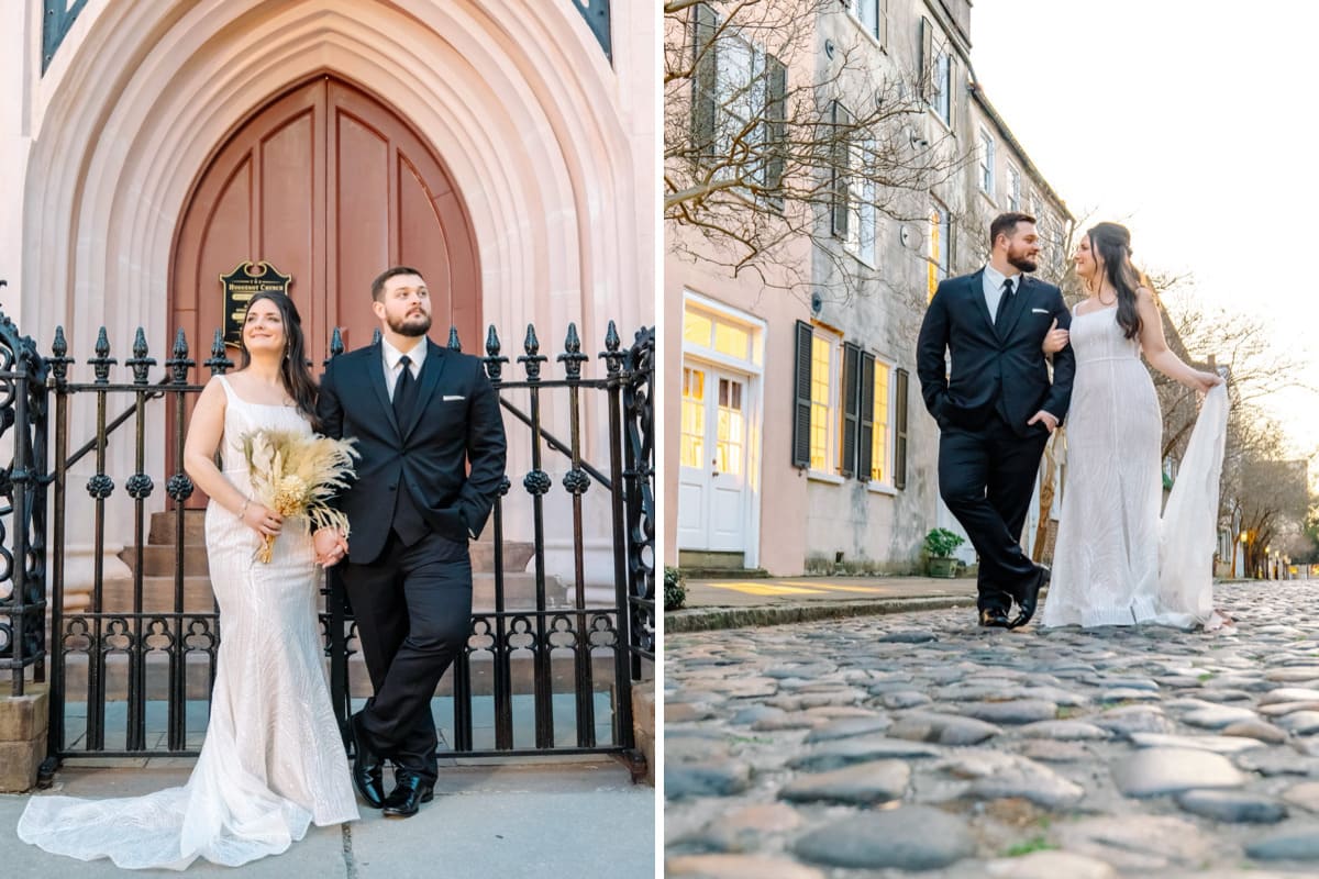 couple vows philadelphia alley charleston