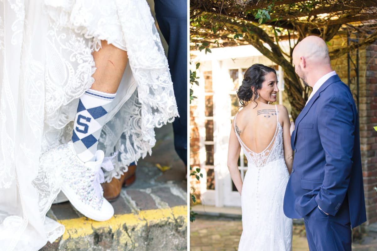 reception lights wedding boone hall charleston photography