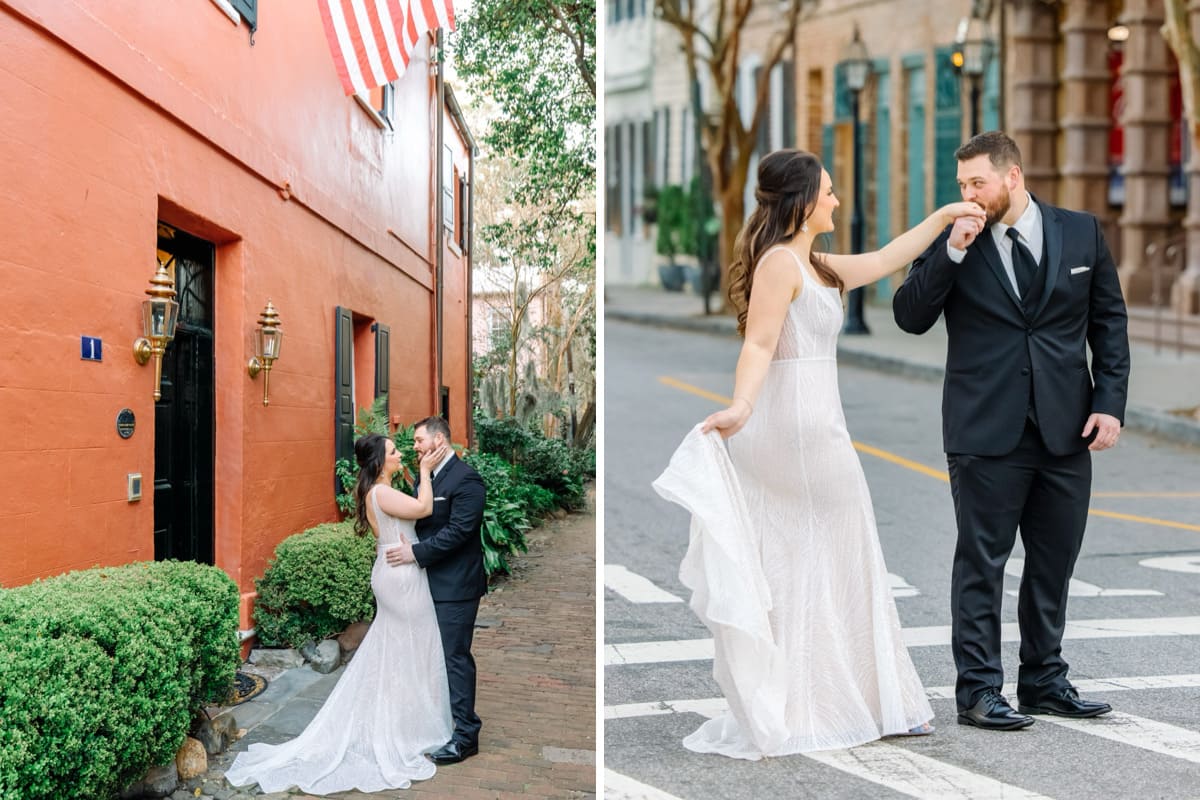 romantic philadelphia alley elopement