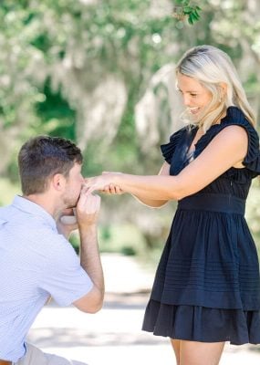 charleston engagement photography hampton park