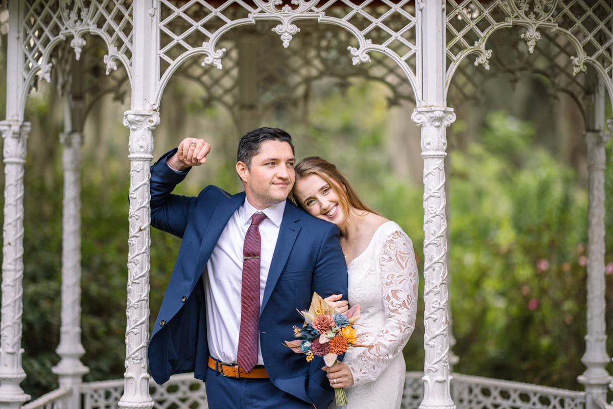 elopement portraits magnolia plantation gardens