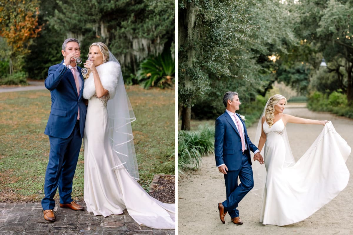 hampton park gardens couple portraits