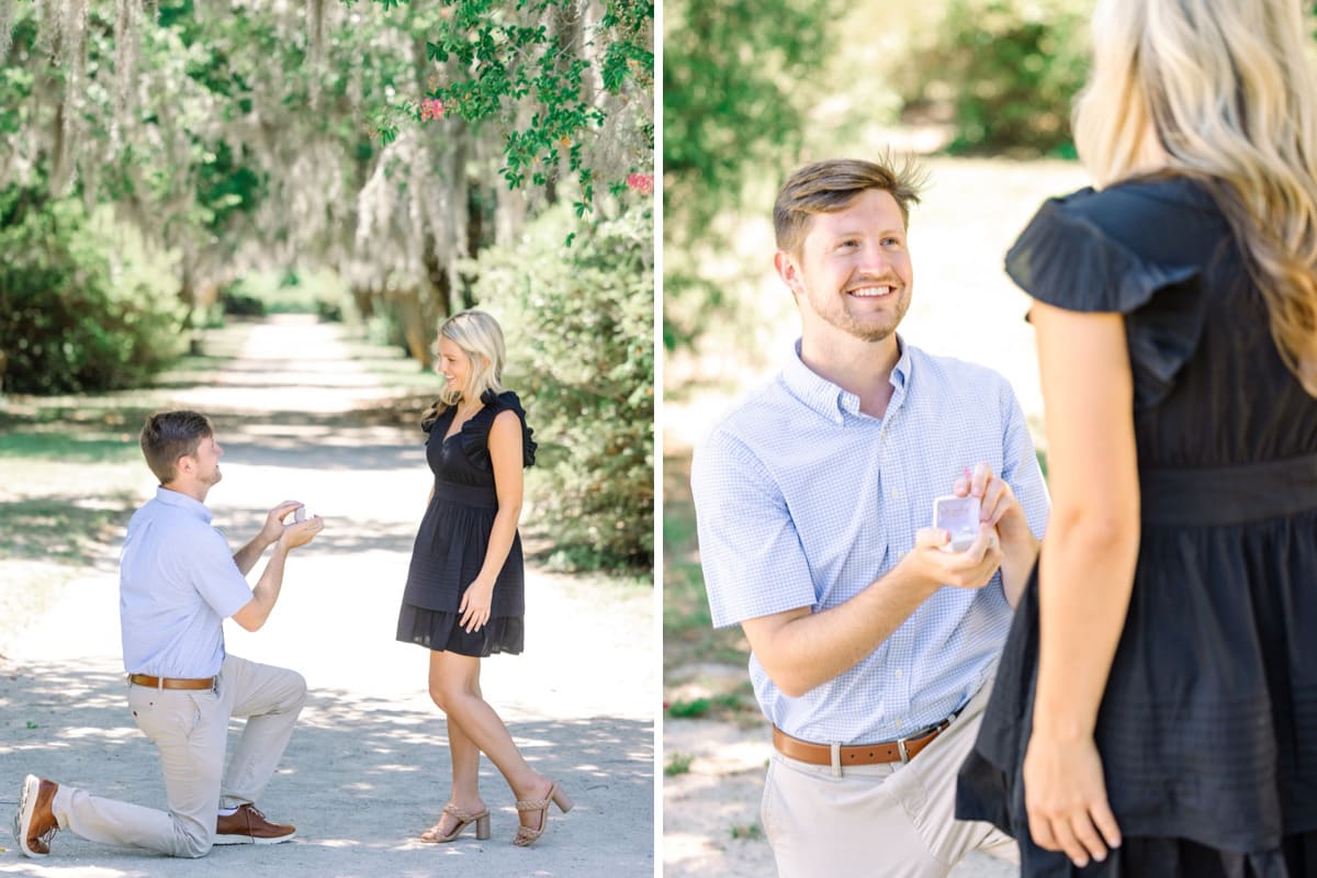 hampton park surprise proposal charleston