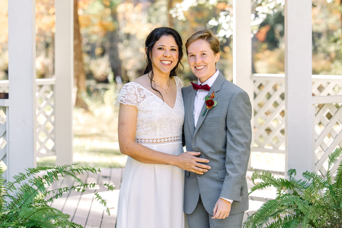 intimate ceremony cypress gardens wedding