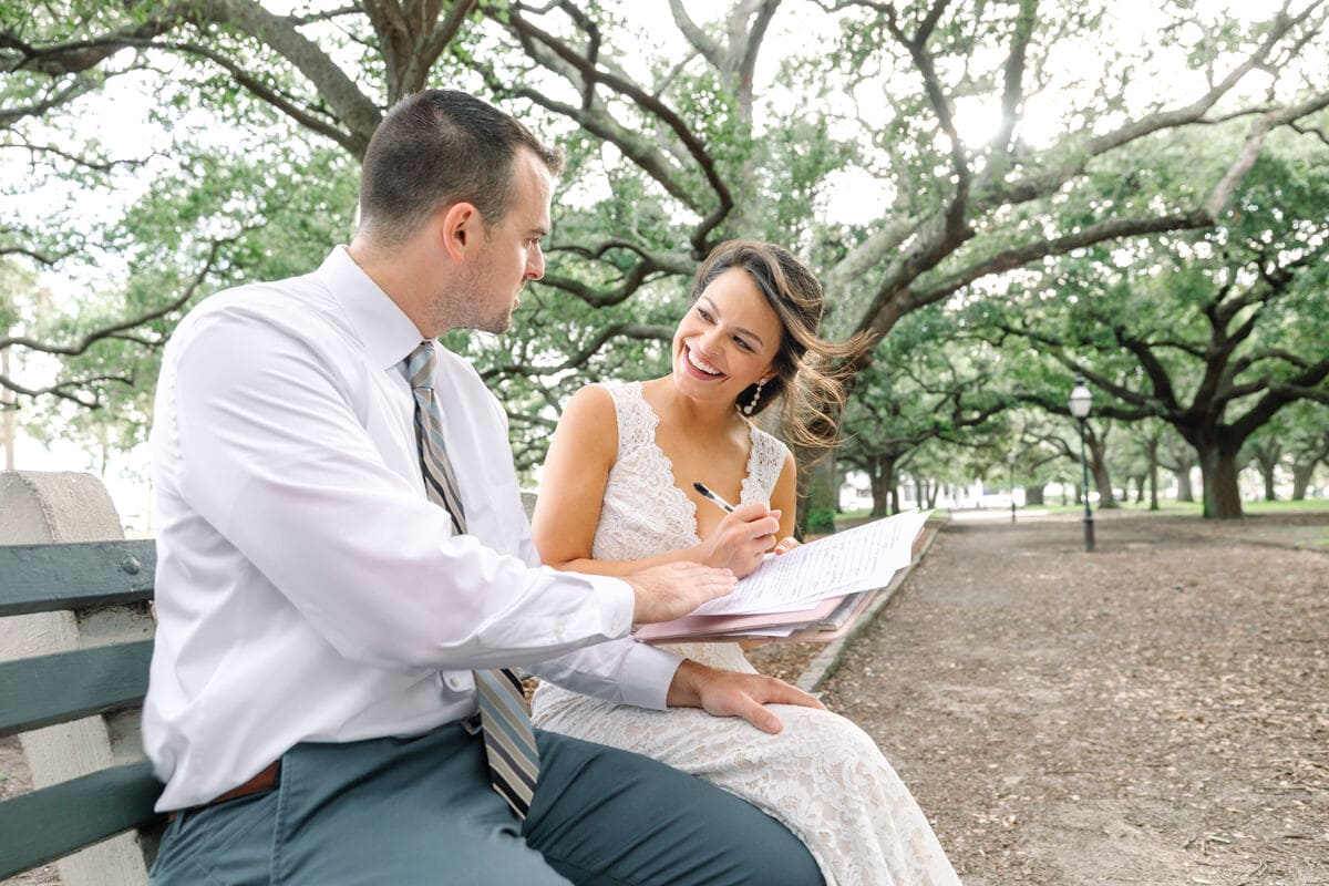 intimate white point garden elopement