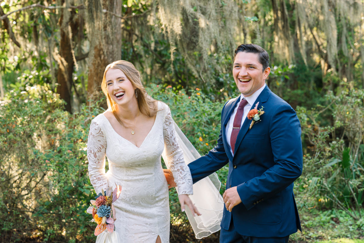 magnolia plantation elopement long white bridge