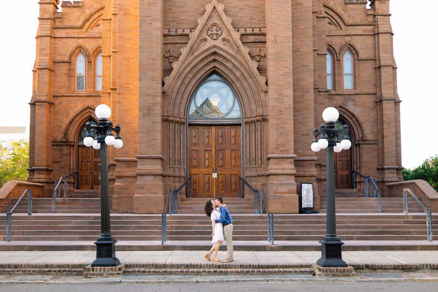 charleston photo session Cathedral of Saint John the Baptist