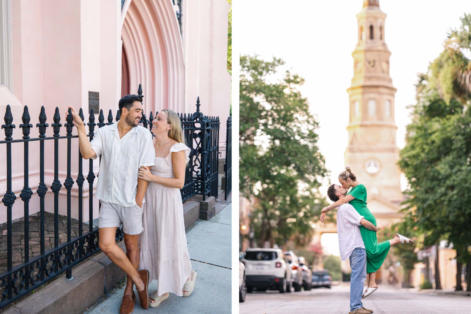 charleston photo session St Philips Church and Huguenot Church