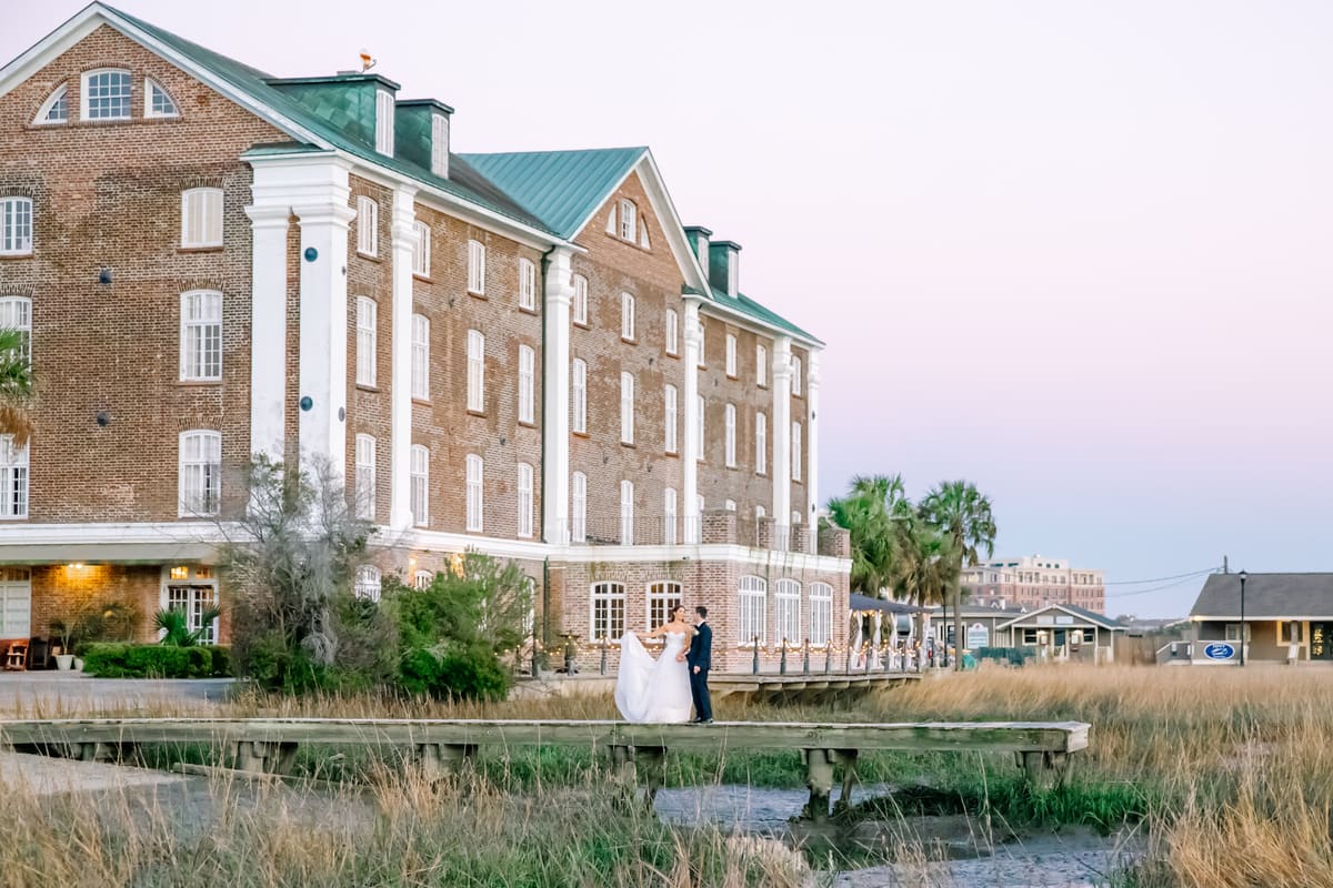 rice mill harbor sunset charleston photographer