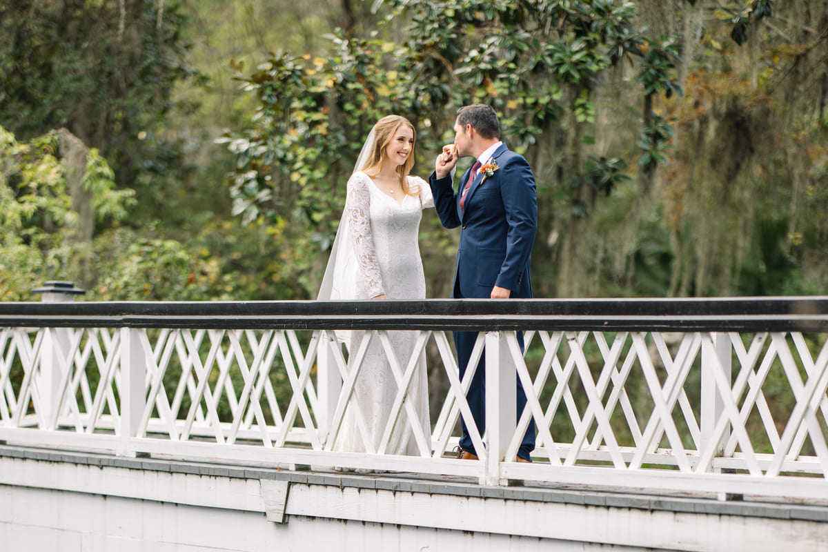 romantic garden wedding charleston