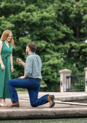 surprise proposal at hampton park charleston