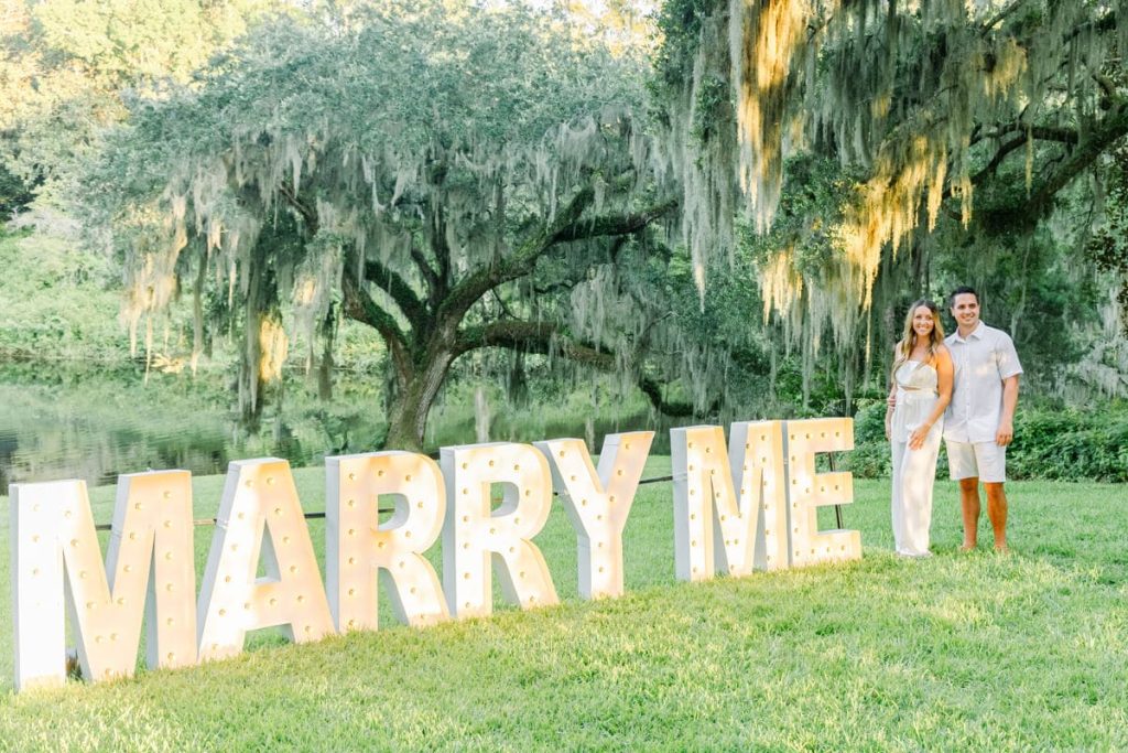A Perfect Summer Proposal at Middleton Place Gardens: Owen & Olivia