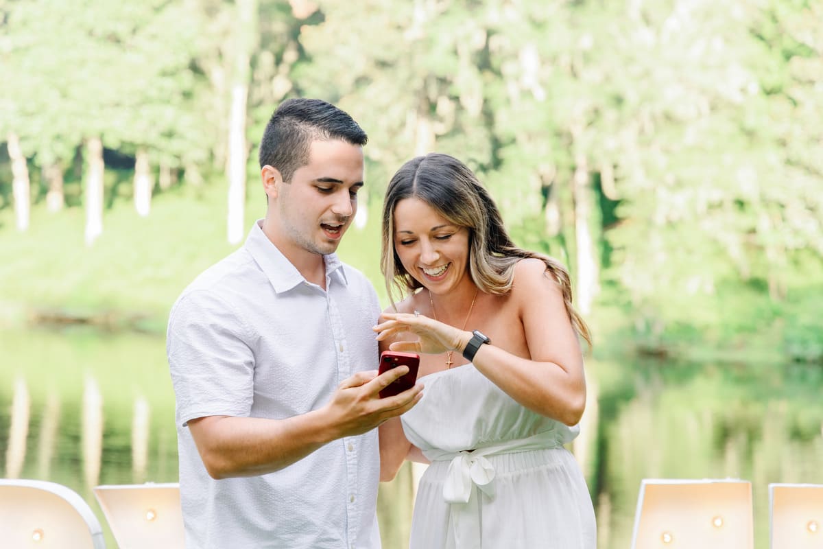 middleton place summer proposal photography