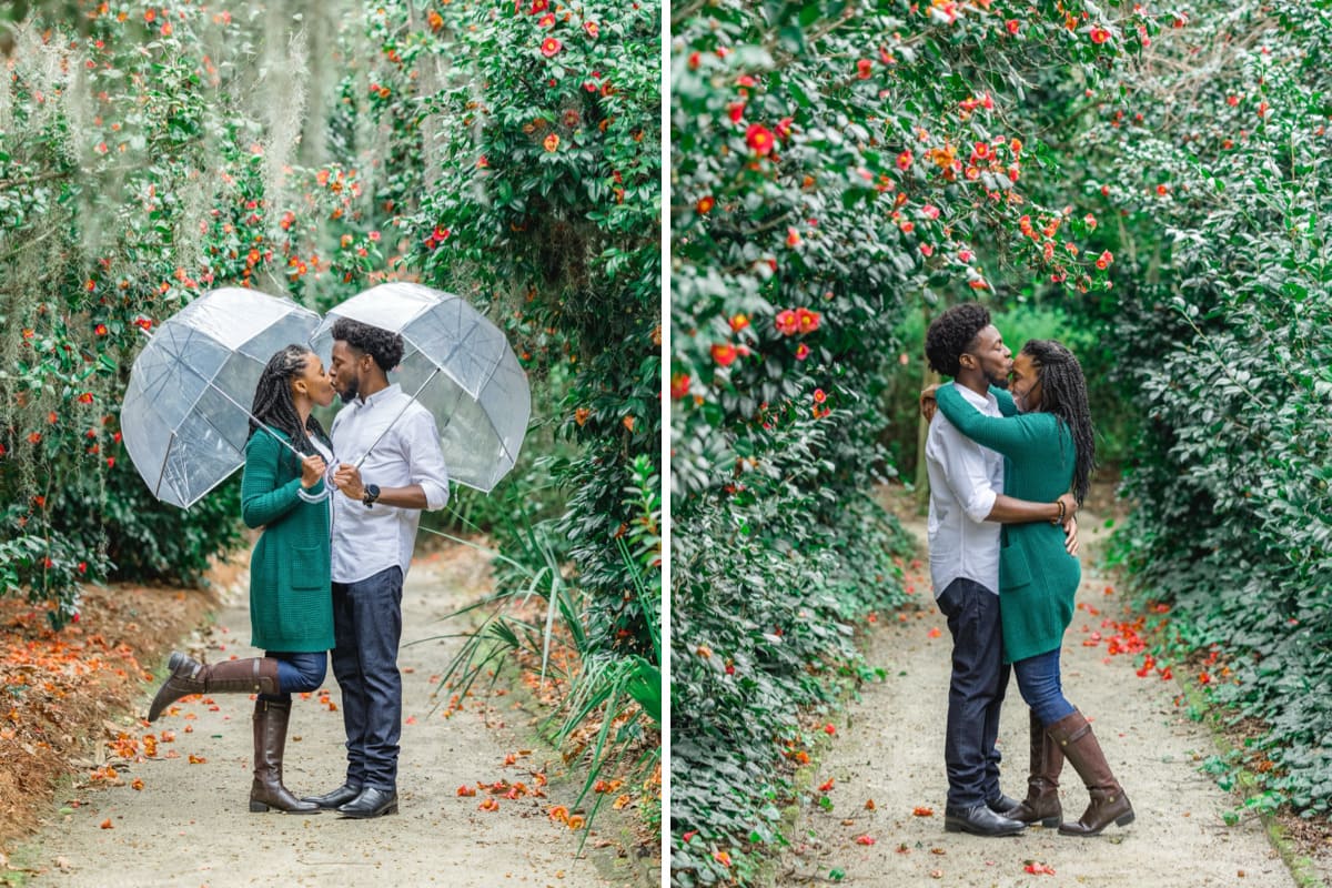 secret proposal photos at charleston middleton place