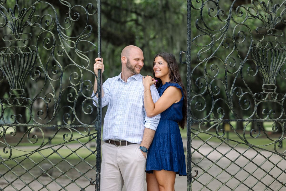 boone hall plantation and gardens proposal fancy gates