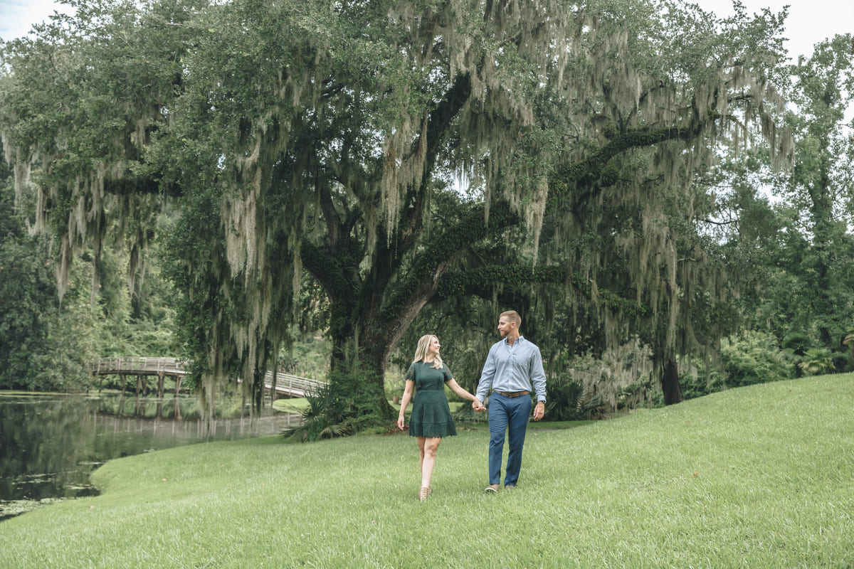 middleton place proposal guide beside the chapel
