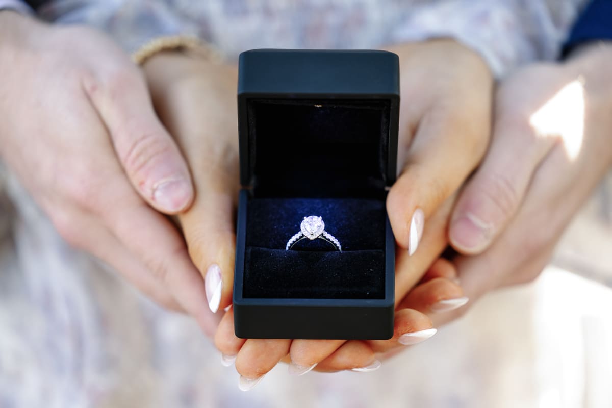 romantic december proposal at boone hall plantation