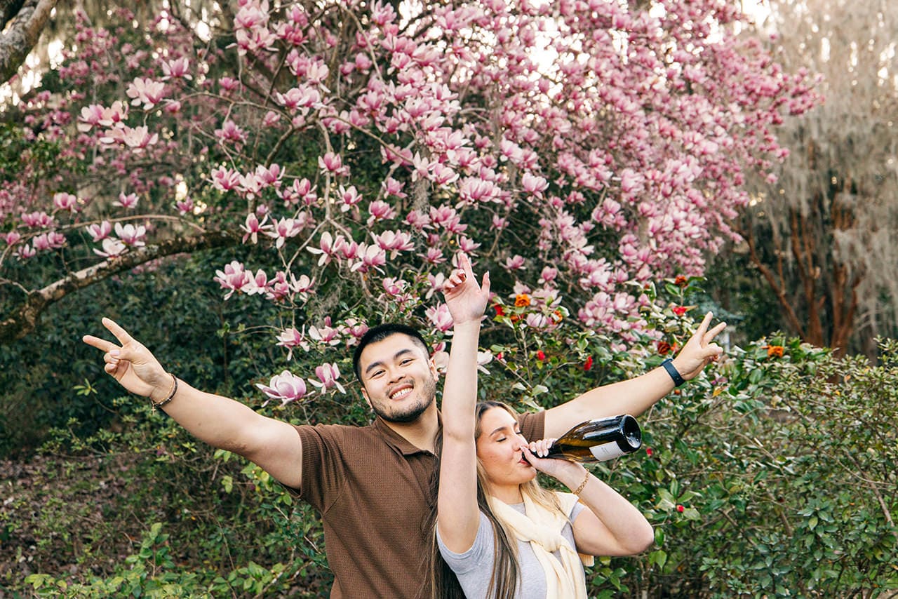 charleston professional photographers blooming flowers february