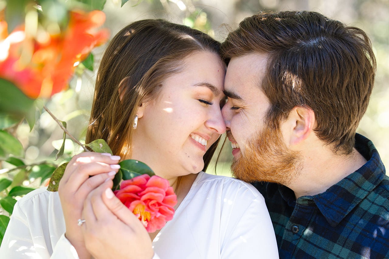 charleston professional photographers blooming flowers january