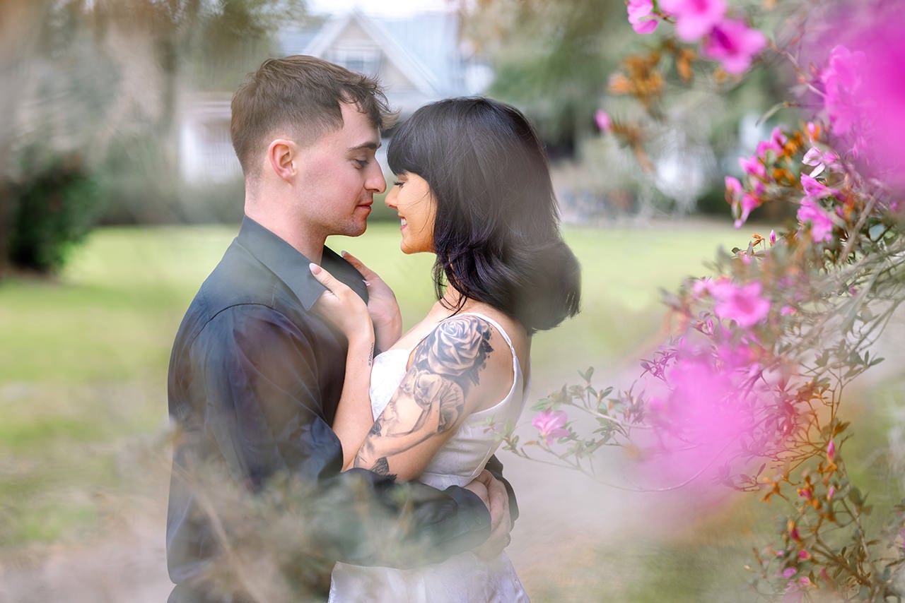 charleston professional photographers blooming flowers january