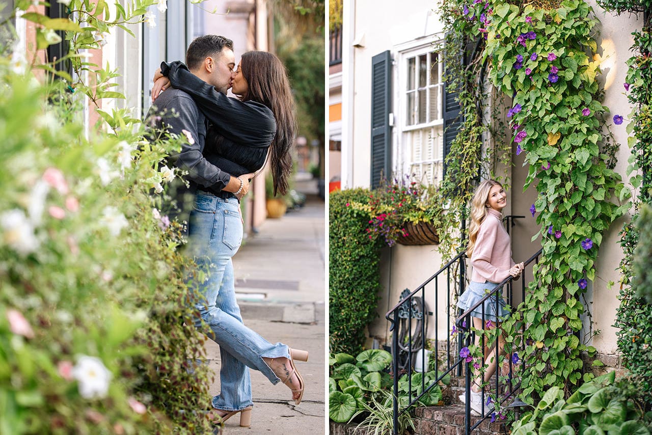 charleston professional photographers blooming flowers autumn