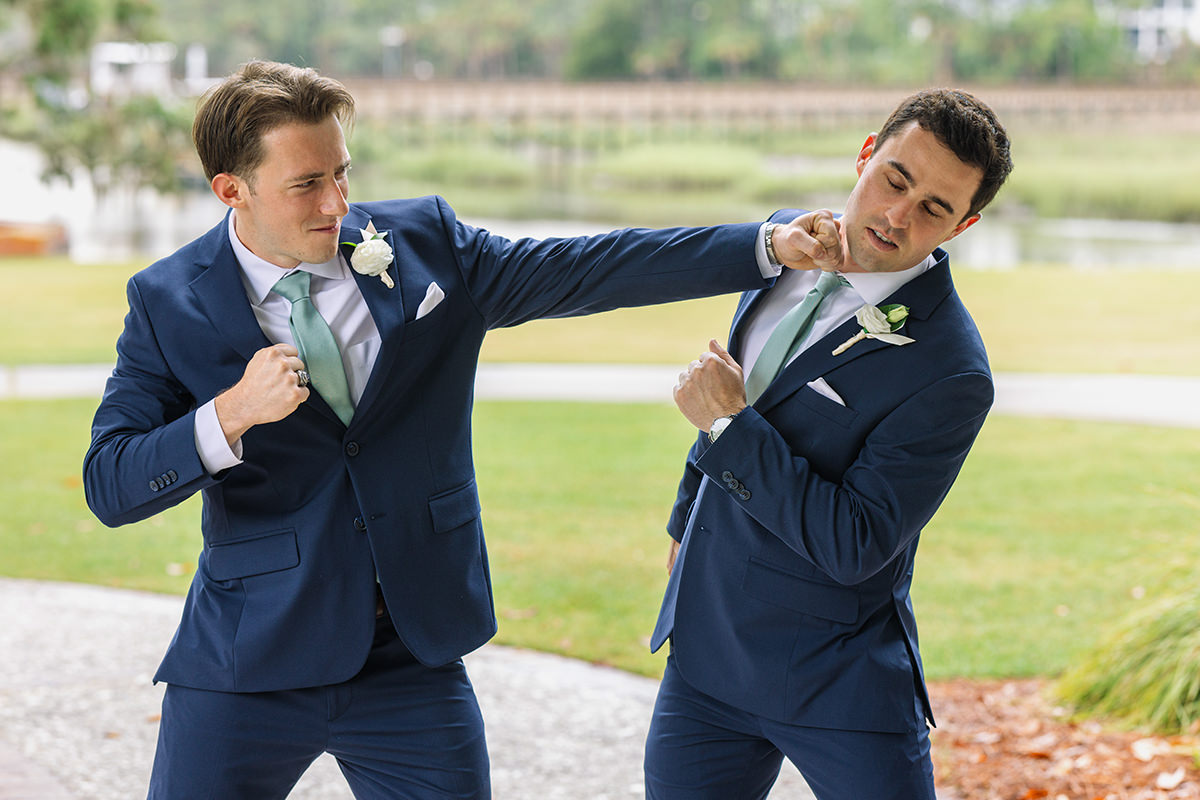 Charleston wedding photographer example of groom pictures