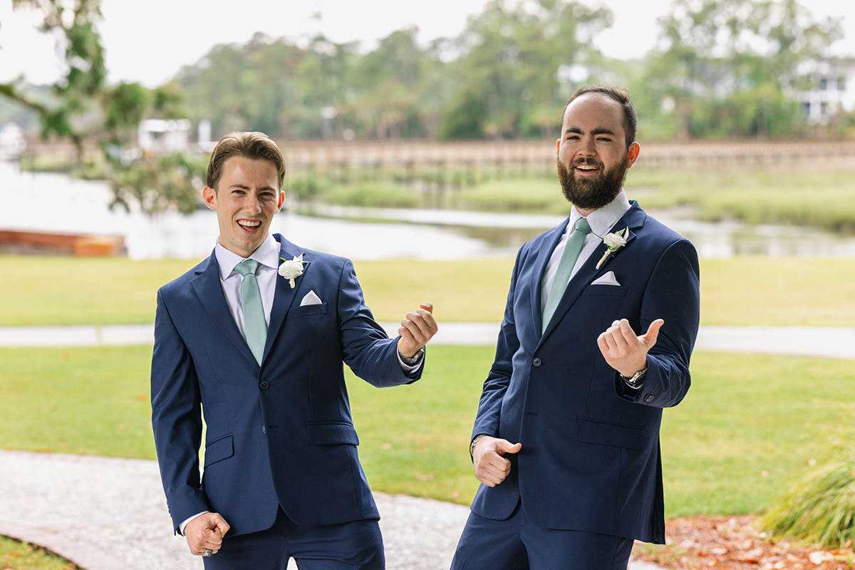 Charleston wedding photographer example of groom pictures
