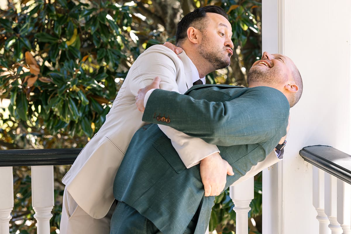 Charleston wedding photographer example of groom pictures