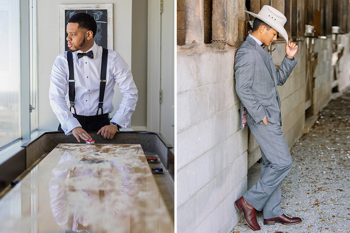 Charleston wedding photographer example of groom pictures