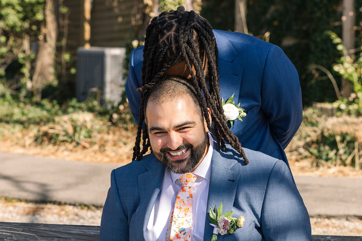 Charleston wedding photographer example of groom pictures