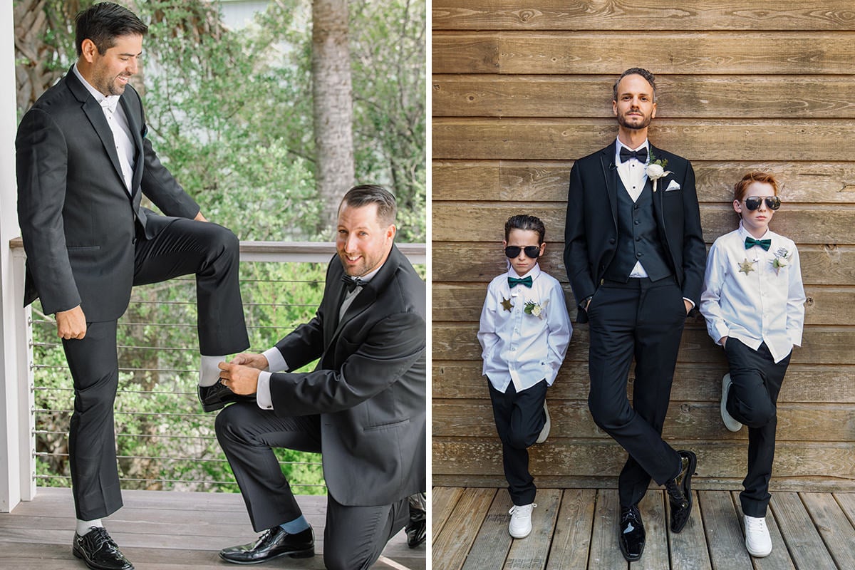 Charleston wedding photographer example of groom pictures