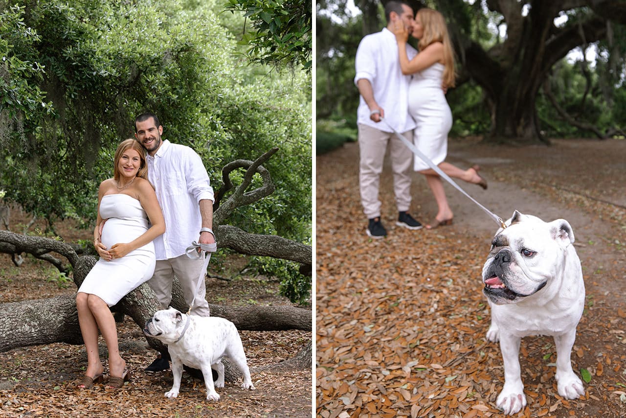 professional photographer maternity photo session at Hampton Park