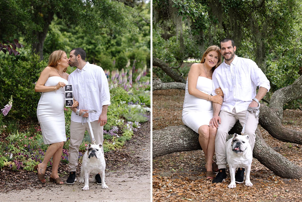 professional photographer maternity photo session at Hampton Park