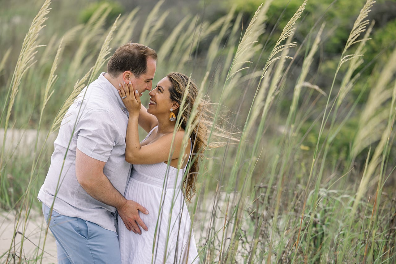 Professional photographer maternity photo session at Isle of Palms