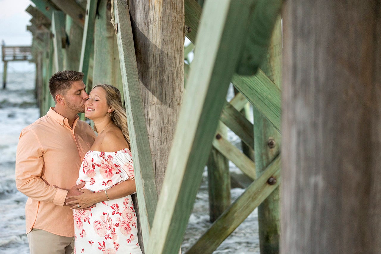 Professional photographer maternity photo session at Isle of Palms