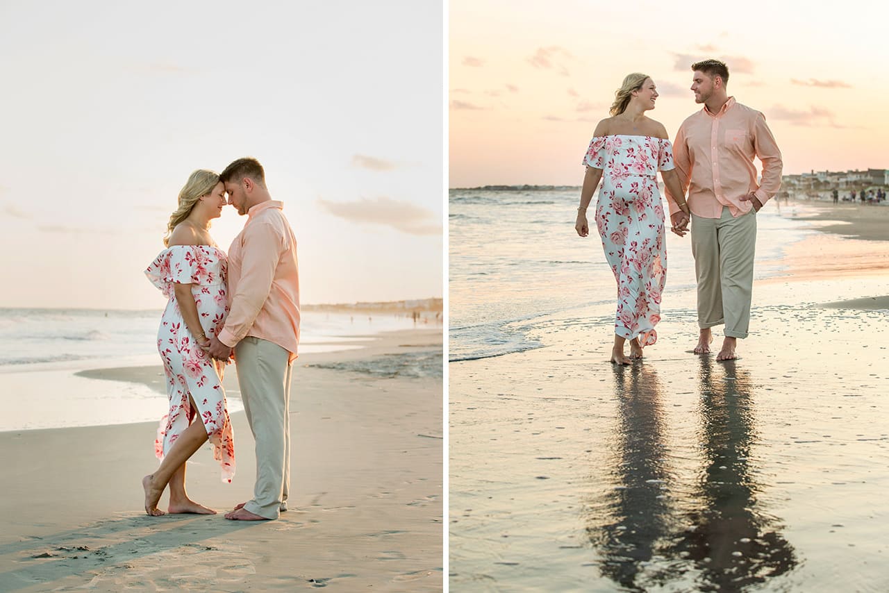 Professional photographer maternity photo session at Isle of Palms