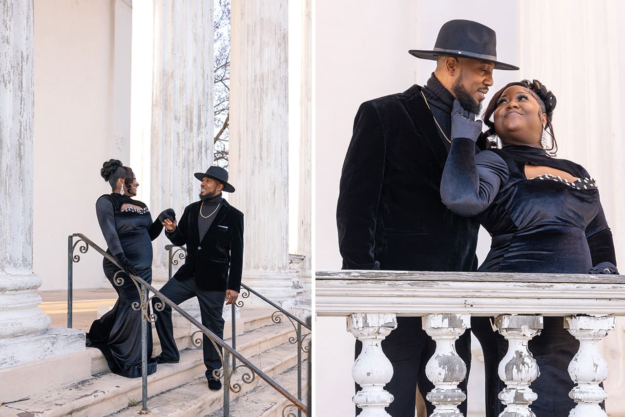 charleston anniversary photo session at Cannon Park