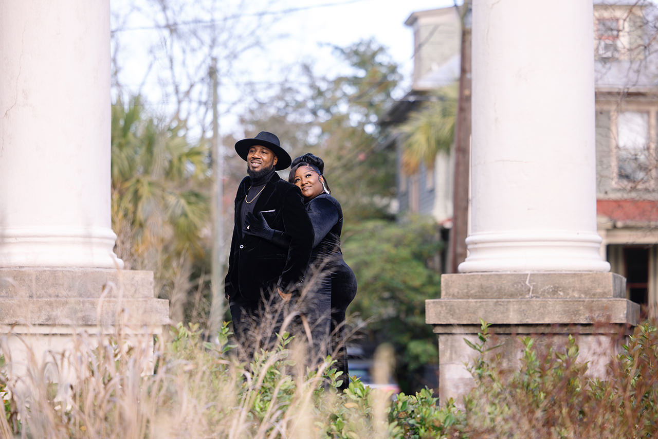 charleston anniversary photo session at Cannon Park