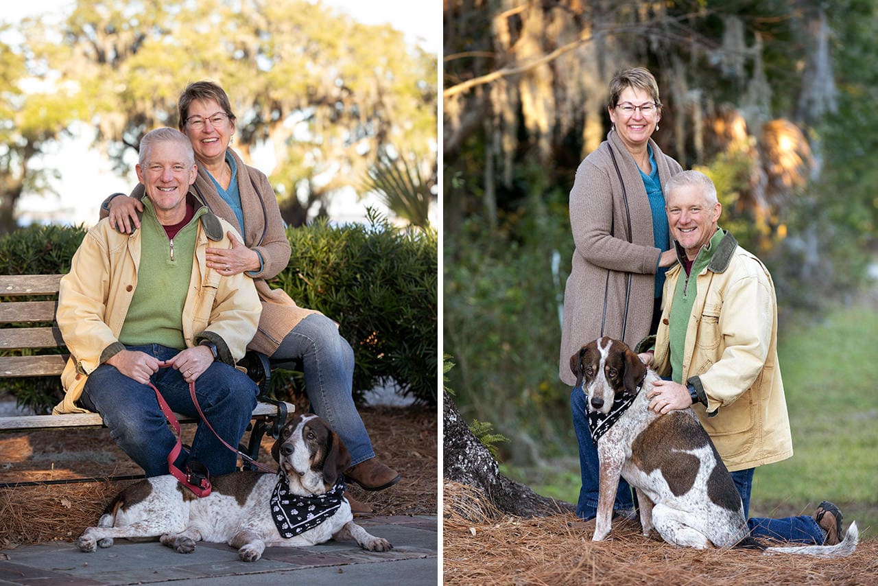 charleston anniversary photo session at Daniel island