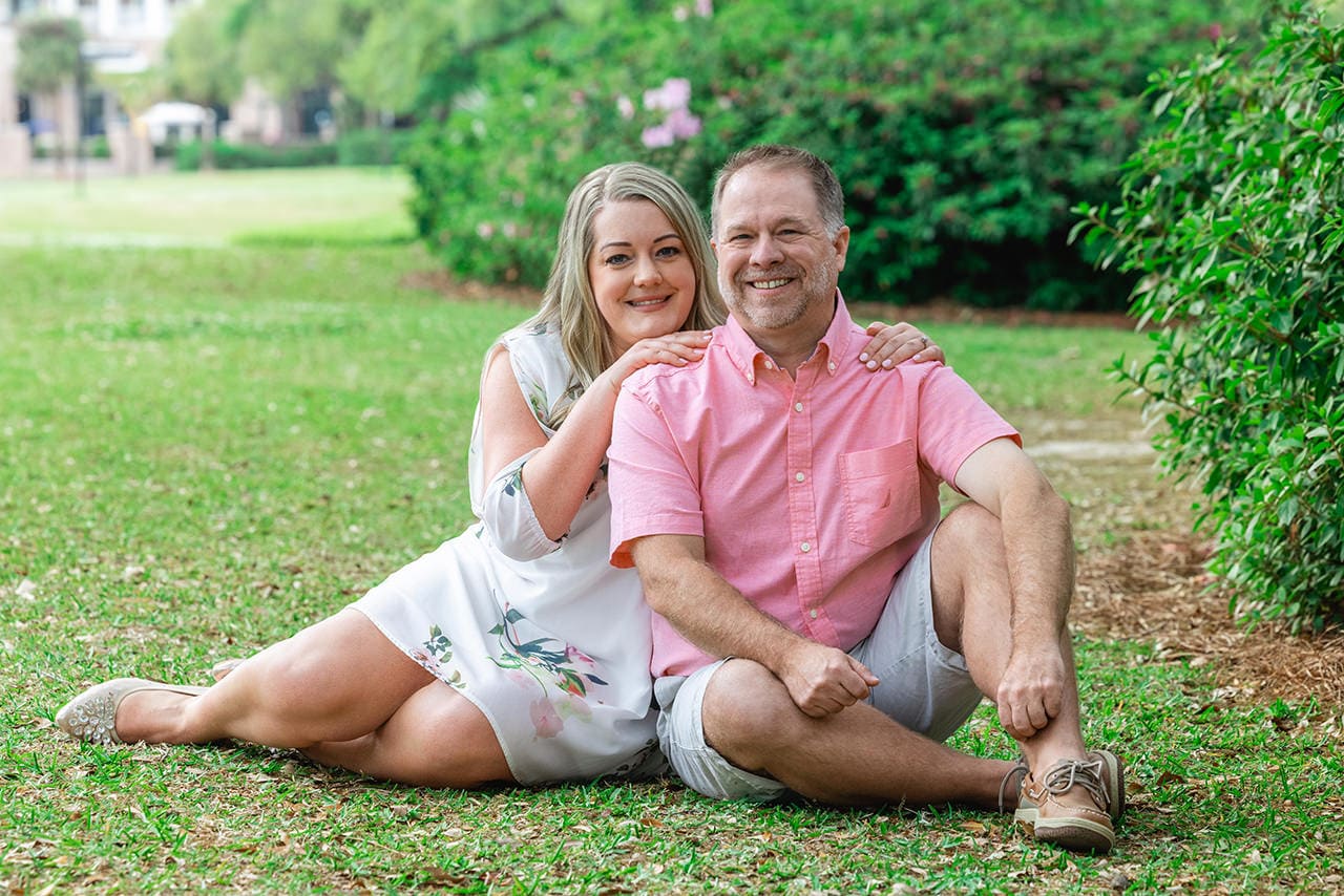 charleston anniversary photo session at Daniel island